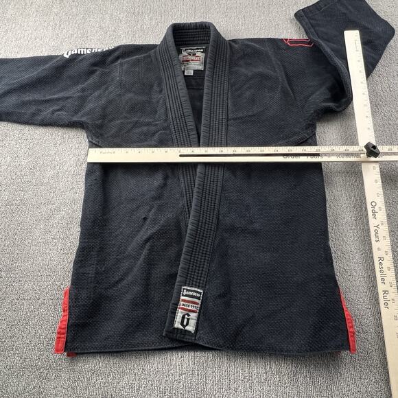Gameness Gi Top Kids Size 1 Black BJJ Jiujitsu Grappling Active Unisex - Picture 10 of 15
